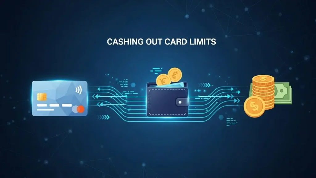 카드 한도 현금화 개념을 설명하는 금융 이미지