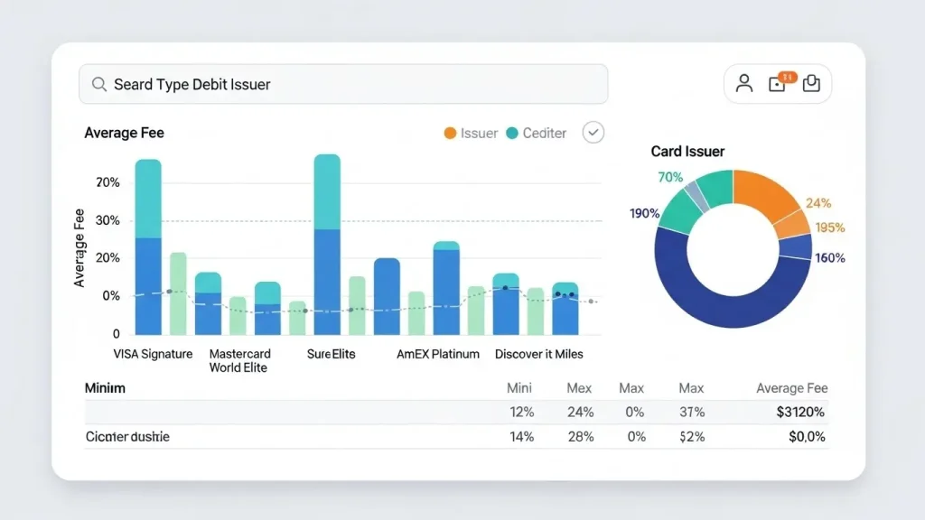 페이코 신용카드 현금화 수수료 비교 차트 – 현금화 수수료 정보