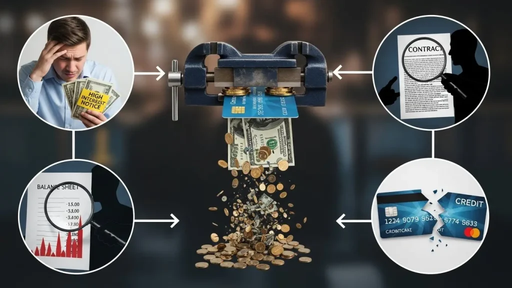 신용카드현금화업체 위험 요소 이미지